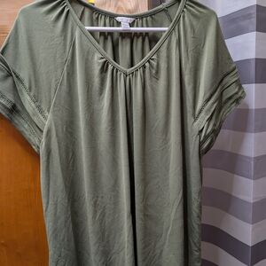 Cato Olive Green Blouse for Women